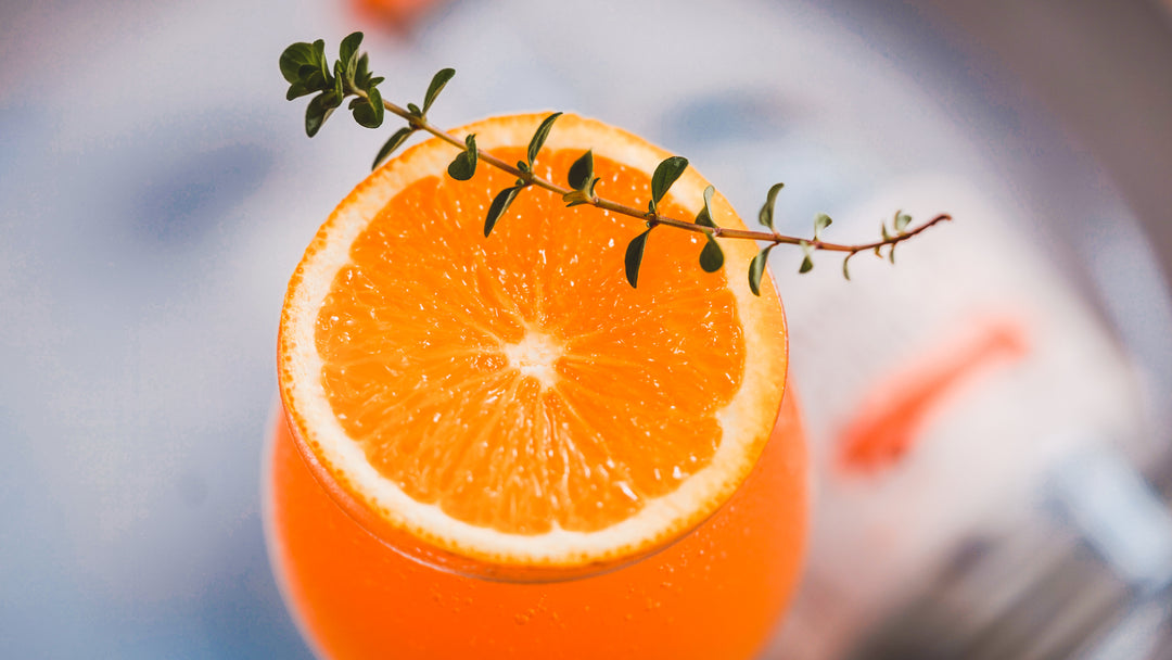 Thyme and Blood Orange Gin Spritz